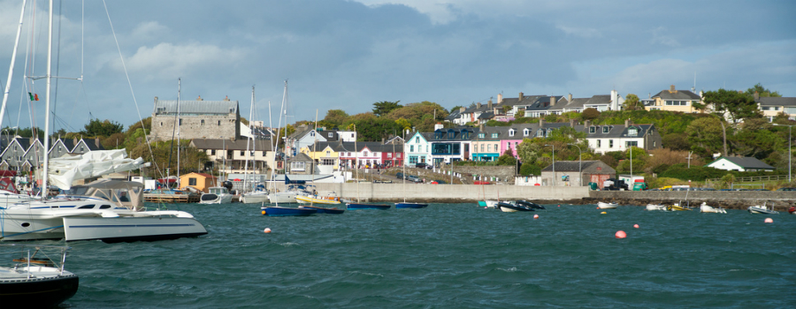 Picturesque irish harbour on the wild atlantic way