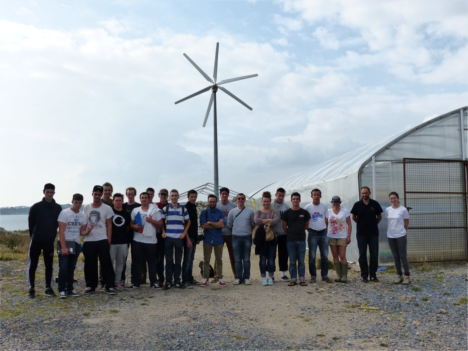 A student group on one of our Aquaculture tours of Ireland